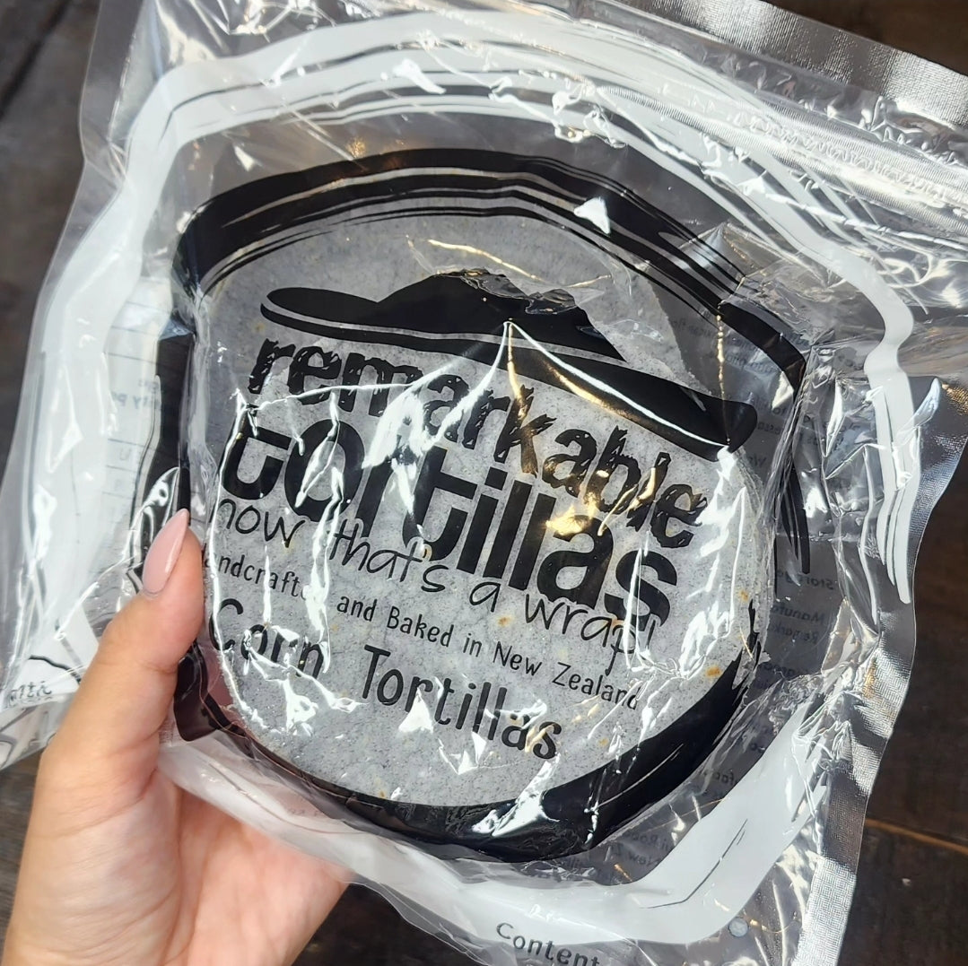 Blue corn tortillas
