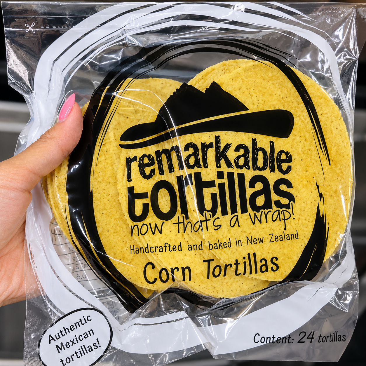 Yellow corn tortillas